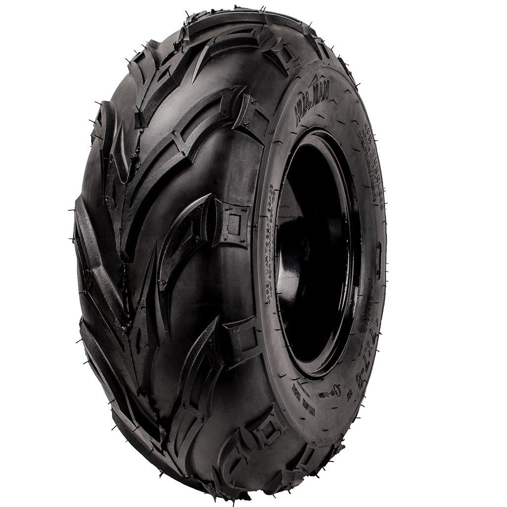 Rim and Tire Assy 17x7-8 - 4 Bolt - 8mm - Left - Tao Tao - VMC Chinese Parts