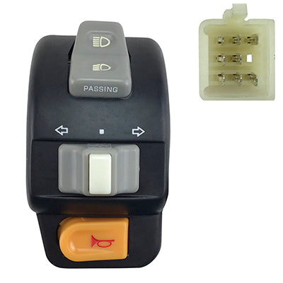 Handlebar Switch - 8 Wire - Left - Eurospeed Scooter