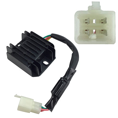 Voltage Regulator - 4 Wire / 1 Plug for Kandi ATVs, Go-Karts - Version 140