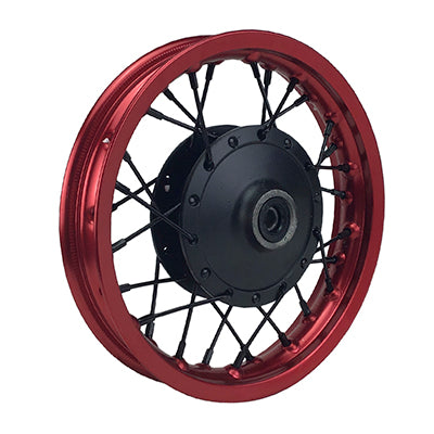 Rim Wheel - Front - 10" x 1.4" - 12mm ID - 28 Spokes - Tao Tao DB10, DB20 - RED - VMC Chinese Parts