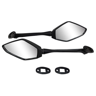Scooter Rear View Mirror Set - Black - Version 47 - VMC Chinese Parts