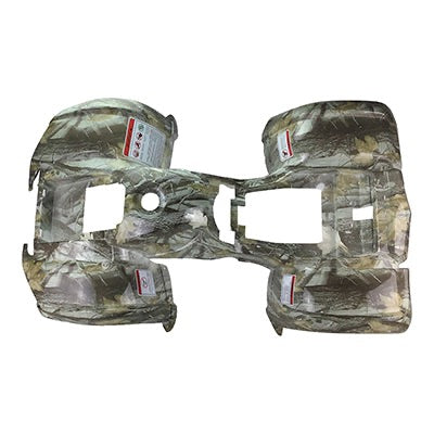 ATV Body Fender Kit - 1 Piece - Green Tree Camo - Tao Tao ATA110D, ATA125D, TFORCE - VMC Chinese Parts