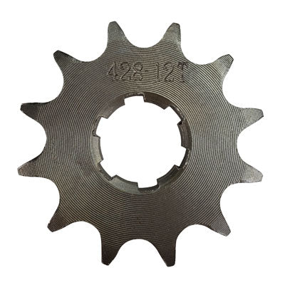 Front Sprocket 428-12 Tooth NO HOLES - VMC Chinese Parts