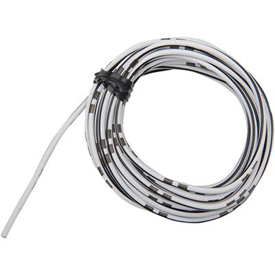 Shindy Products Colored Wire OEM - 14A - 13 Foot - WHITE/BLACK - [2120-0285]
