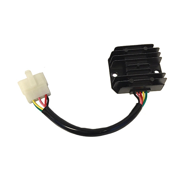 Voltage Regulator - 5 Wire / 1 Plug for GY6 50cc, 125cc & 150cc Scooters, ATVs - Version 26 - VMC Chinese Parts