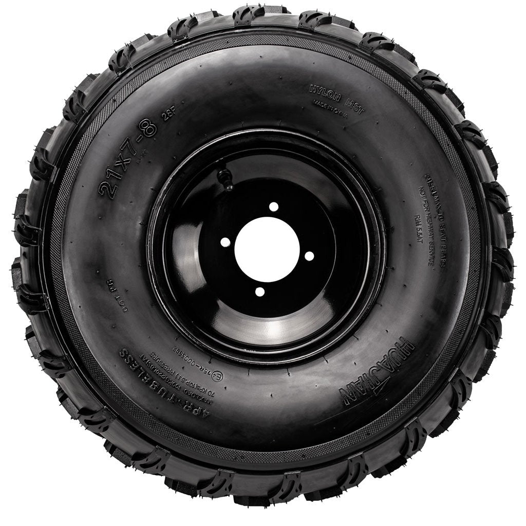 Rim and Tire Assy 21x7-8 - 4 Bolt - 8mm - Right - Tao Tao - VMC Chinese Parts