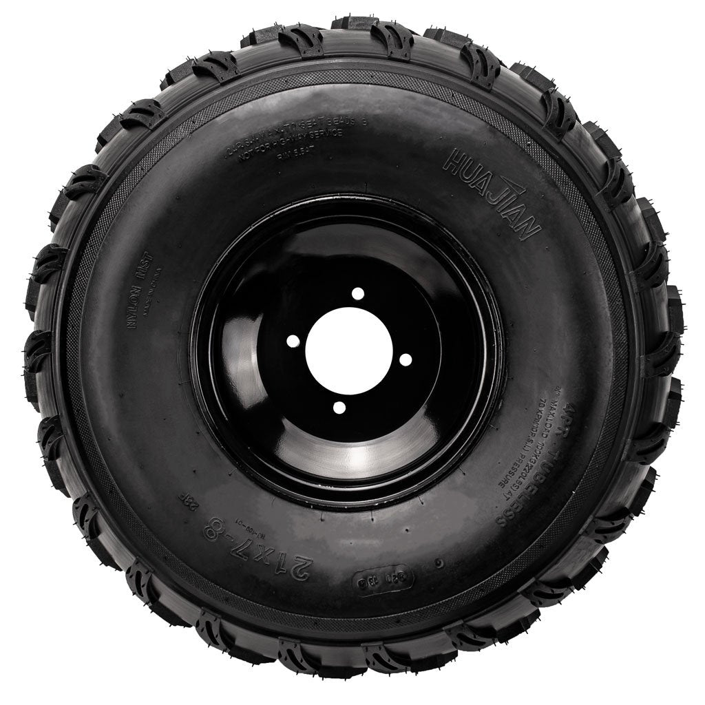 Rim and Tire Assy 21x7-8 - 4 Bolt - 8mm - Right - Tao Tao - VMC Chinese Parts