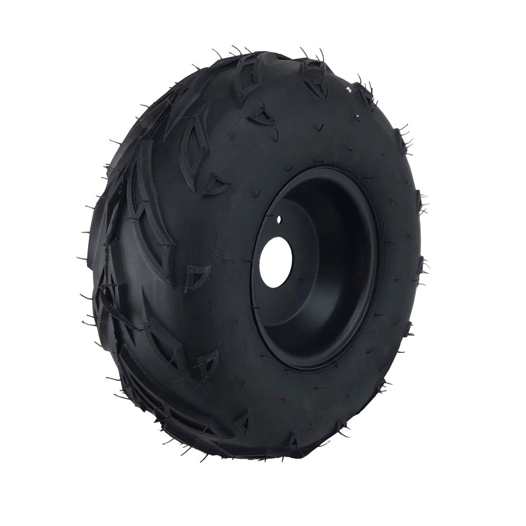 Rim and Tire Assy 16x8-7 - 3 Bolt - 8mm - Left - Tao Tao GK110 Go-Kart - VMC Chinese Parts