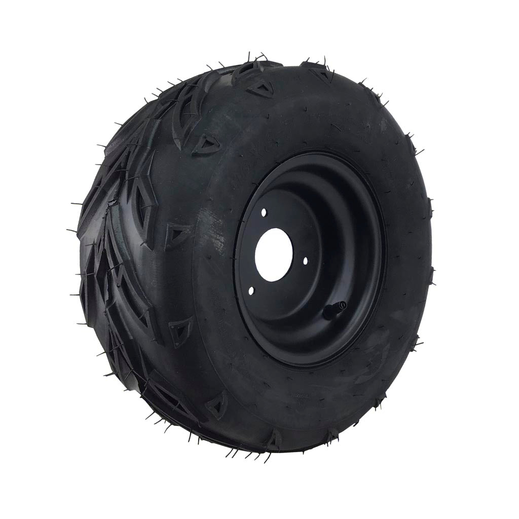 Rim and Tire Assy 16x8-7 - 3 Bolt - 8mm - Right - Tao Tao GK110 Go-Kart - VMC Chinese Parts