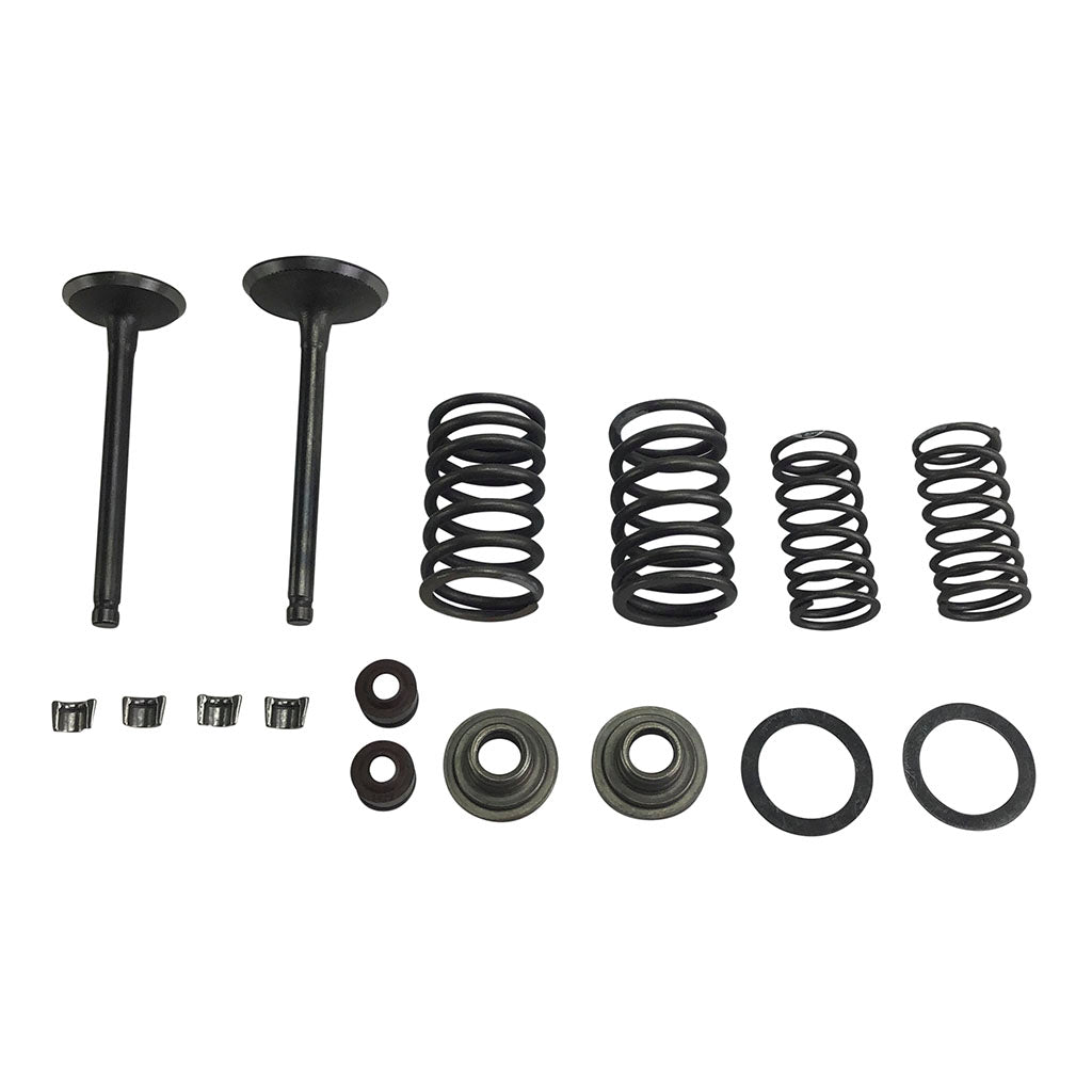 Valve Set With Springs & Clips - GY6 125cc 150cc - Version 5