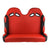 Seat - Coleman KT196 Go-Kart - Red / Black - VMC Chinese Parts