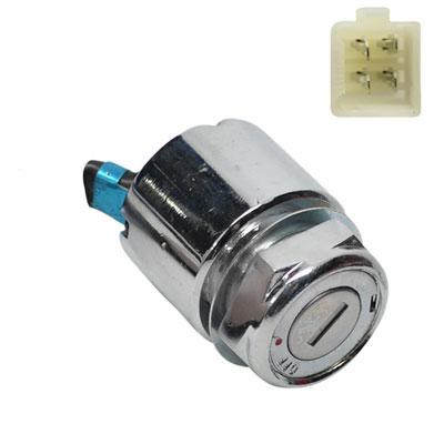 Ignition Key Switch - 4 Wire - Brancho 50cc - 110cc - Version 16 - VMC Chinese Parts