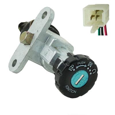 Ignition Key Switch - 4 Wire - Tao Tao CY50B Scooter - Version 50 - VMC Chinese Parts