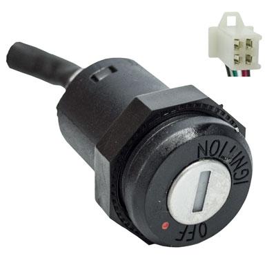 Ignition Key Switch - 4 Wire - Tao Tao ATVs - Version 7