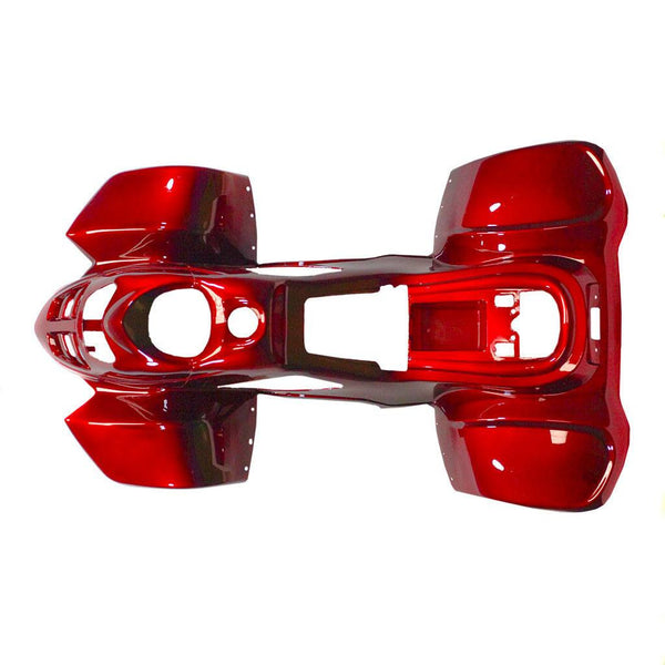 ATV Body Fender Kit - 1 Piece - Shiny Red - Coolster 3050C - VMC Chinese Parts