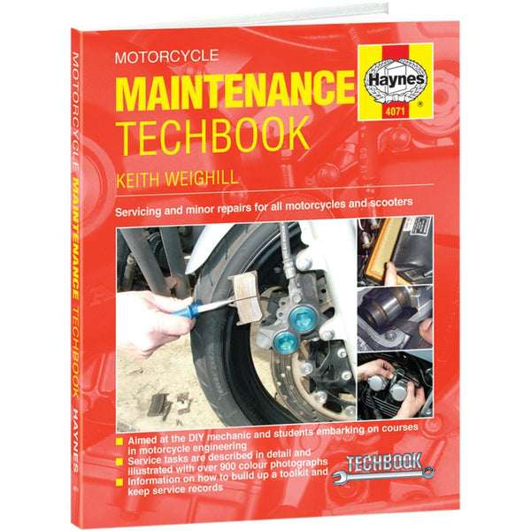 Haynes Motorcycle Maintenance Service Manual - 4071 - Maintenance Techbook - VMC Chinese Parts