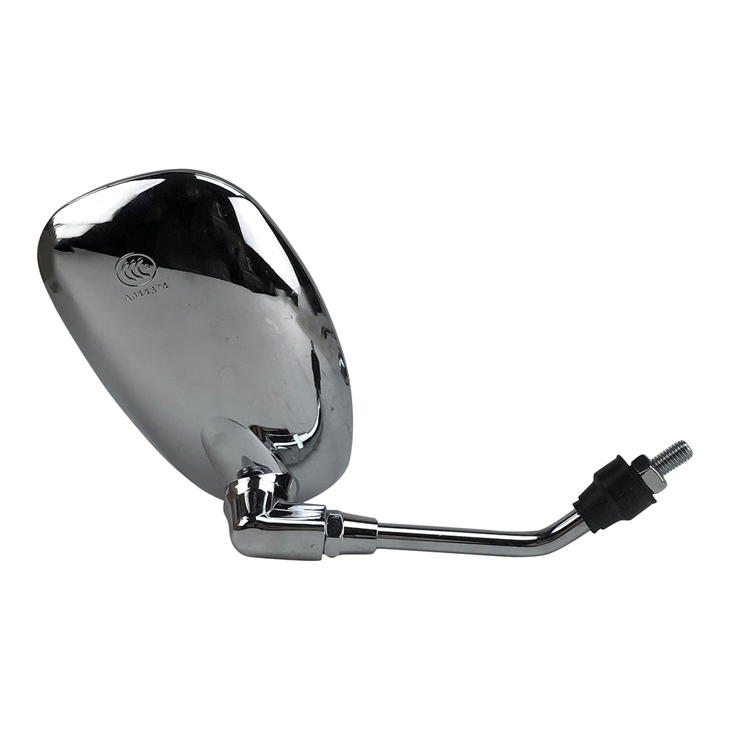 Scooter Rear View Mirror Set - Chrome - Oval - Version 50 