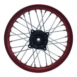 Rim Wheel - Front - 12.0 x 1.4 Inch - 15mm ID - 32 Spokes - Dirt Bike - RED - VMC Chinese Parts