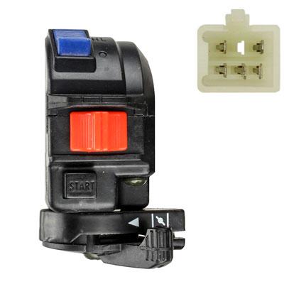 Handlebar Switch - 5 Wire - Left - ATV - Version 77 - VMC Chinese Parts