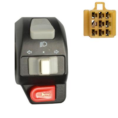 Handlebar Switch - 8 Wire - Left - Jonway Scooter GY6 125cc 152QMI 157QMI - VMC Chinese Parts