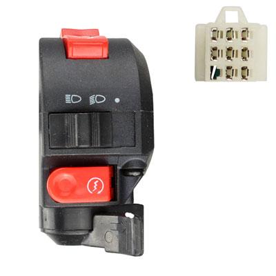 Handlebar Switch - 8 Wire - Left - ATV - Version 10 - VMC Chinese Parts