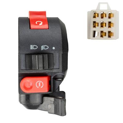 Handlebar Switch - 8 Wire - Left - ATV - Version 16 - VMC Chinese Parts