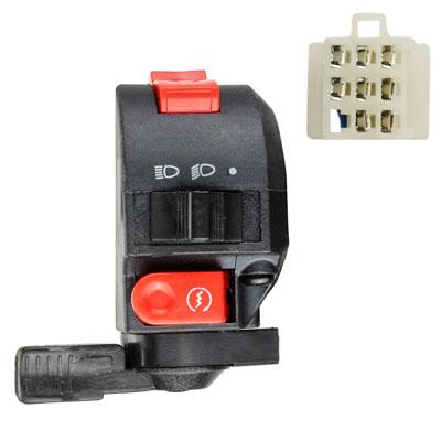 Handlebar Switch - 8 Wire - Left - ATV - Version 6 - VMC Chinese Parts