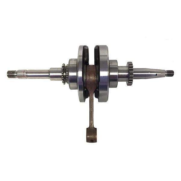 Crankshaft with 22 Tooth Oil Pump Drive Gear - GY6 50cc Scooter - Version 7 - VMC Chinese Parts