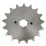 Front Sprocket 530-17 Tooth - 6 Splines -  200cc 250cc Engine - VMC Chinese Parts