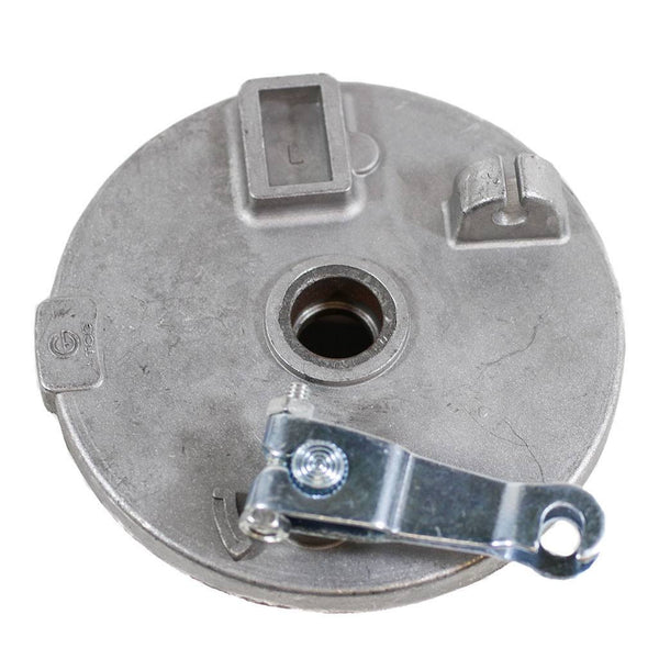 Brake Assy - LEFT - 5" Drum with Backing Plate & Shoes - Version 01L - VMC Chinese Parts