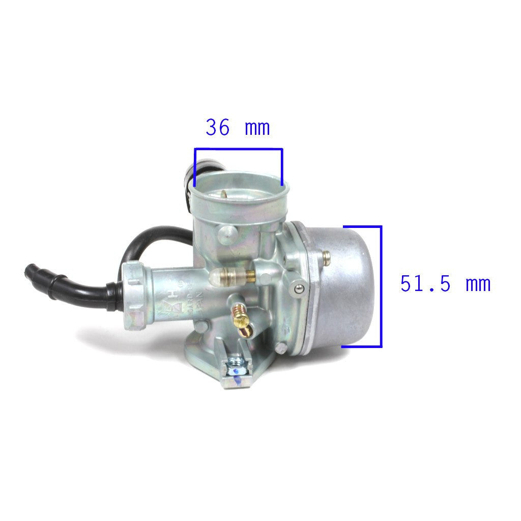 Carburetor - PZ25 - Hand Choke - 90cc-125cc - Version 11 - VMC Chinese Parts