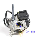 Carburetor - PD18J - GY6 50cc - Plastic Top and Rubber Drain Line - GY6 50cc - Version 9 - VMC Chinese Parts