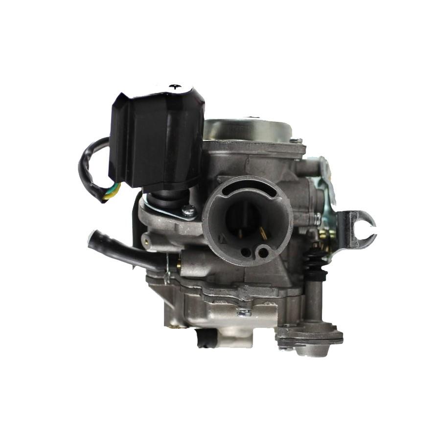 Carburetor - PD18J - GY6 50cc - Metal Top and Rubber Drain Line - GY6 50cc - VMC Chinese Parts