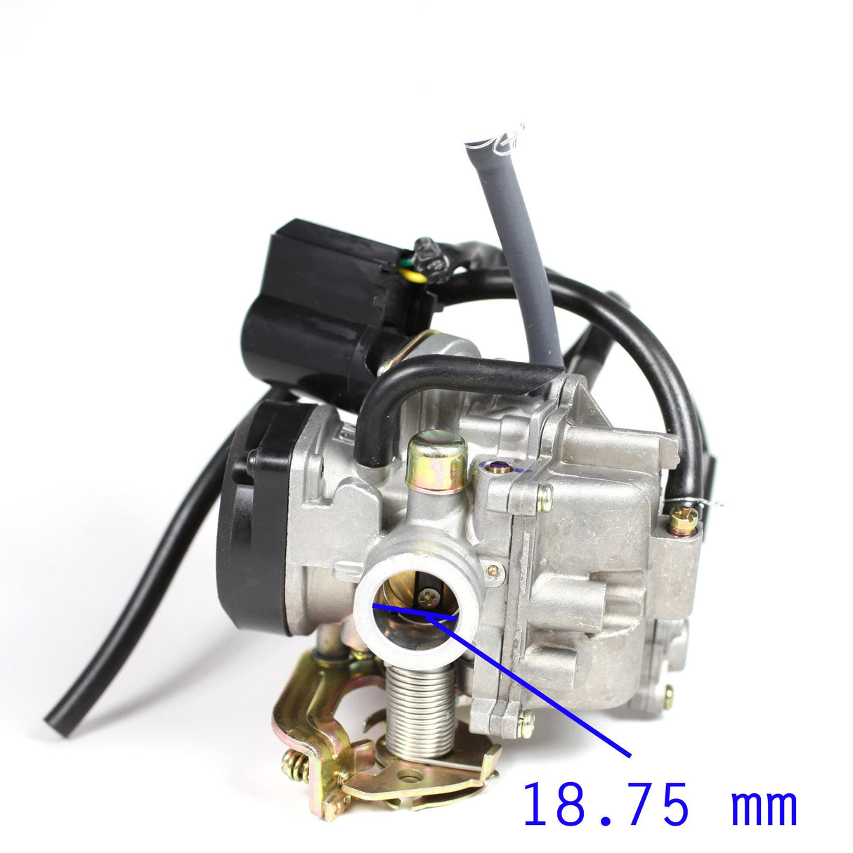 Carburetor - PD18J - GY6 50cc - Plastic Top and Rubber Drain Line - GY6 50cc - Version 9 - VMC Chinese Parts