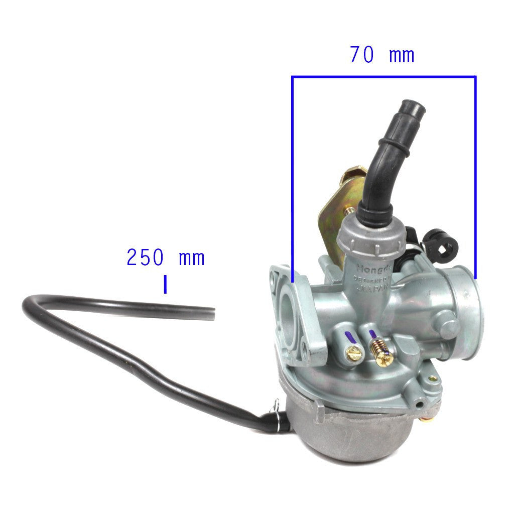 Carburetor - PZ19 - Cable Choke with Petcock - 50cc-125cc - Version 62 - VMC Chinese Parts