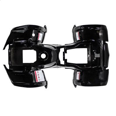 ATV Body Fender Kit - 1 Piece - Black - Tao Tao ATA110D, ATA125D, TFORCE - VMC Chinese Parts