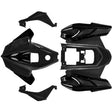 ATV Body Fender Kit - 9 Piece - Black - Tao Tao ATA125G Cheetah - VMC Chinese Parts