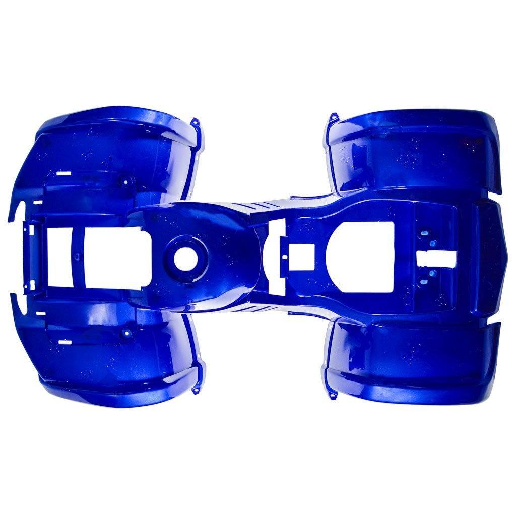 Body Fender Kit for Coolster 3125B - 1 piece - Blue with Silver