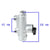 Foot Operated Brake Master Cylinder - Kazuma - Version 23 - VMC Chinese Parts