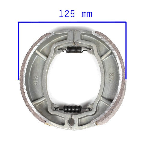 FANCY SCOOTERS ATV Front Drum Brake Shoes – 105mm – Fits Hensim, Kazuma, Roketa, Peace, Taotao 110-150cc