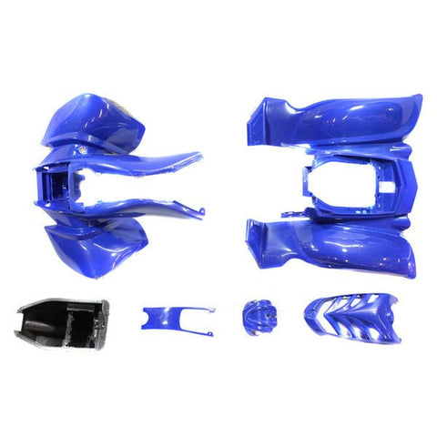 ATV Body Fender Kit - 6 piece - Blue - VX Style