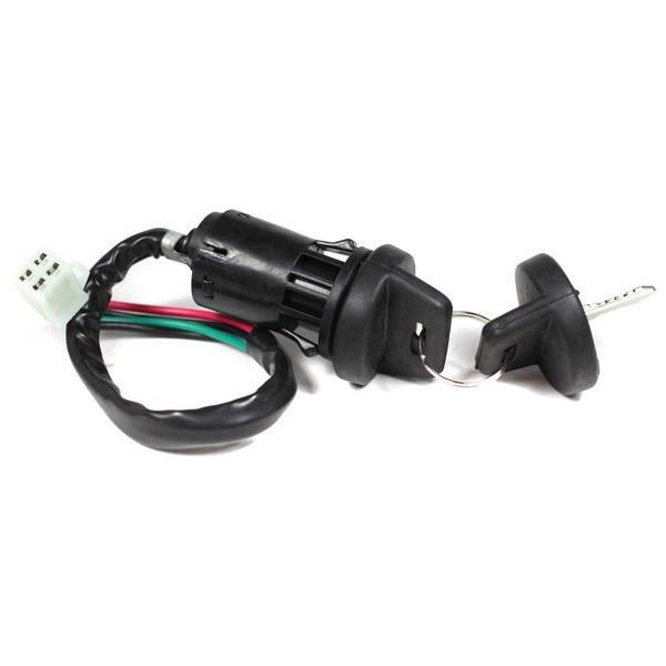 Ignition Key Switch - 4 Wire - Coolster Only - Version 57 - VMC Chinese Parts
