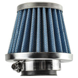 Air Filter - 42mm ID - BLUE - 50cc-125cc - Version 4402 - VMC Chinese Parts