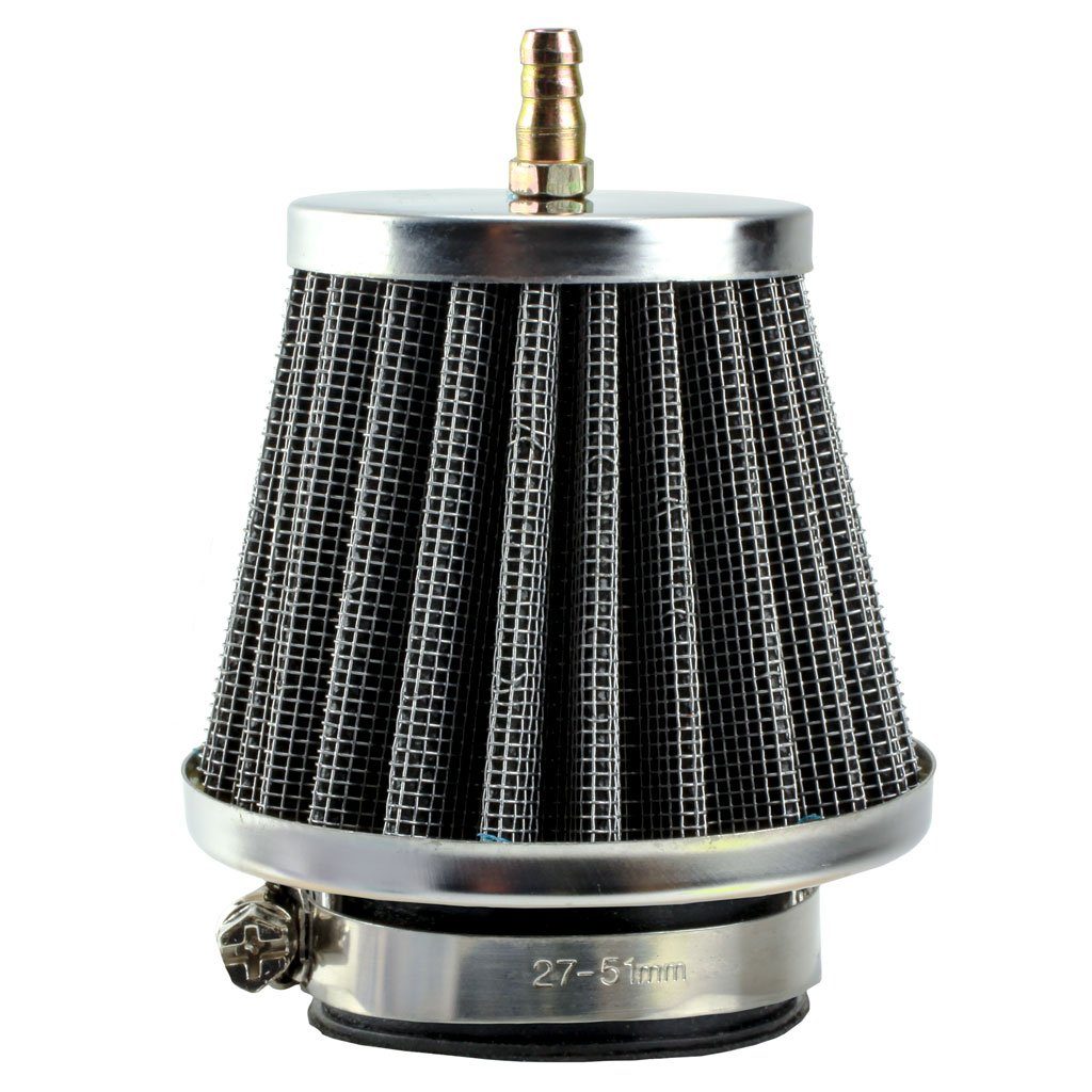 Chinese Air Filter - 38mm ID with Hose Fitting Dirt Bike Four