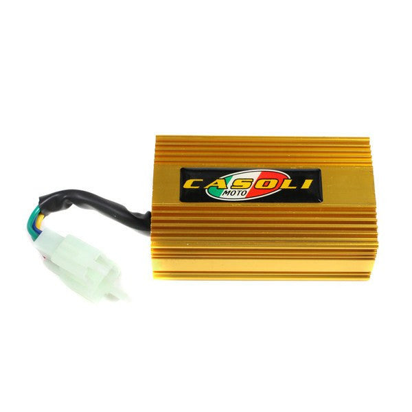 High Performance DC-CDI 6 Pin No Rev For GY6 125-250cc Chinese Scooter Moped – Orange/Gold