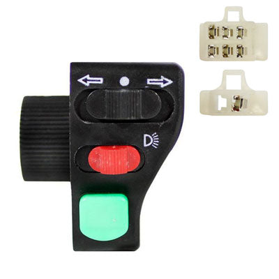 Handlebar Switch - 7 Wire - Right - E-bike - Horn, Turn Signals, Headlights - Version 101