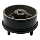 Brake Drum and Wheel Hub Assy - (4) 10mm Studs - 10.0 Inch Tires - Tao Tao ATA150D, Bull 150, Rhino 250 - VMC Chinese Parts