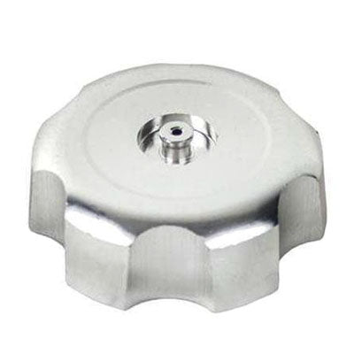 Gas Tank Cap - 40mm - Metal - SILVER - Version 49