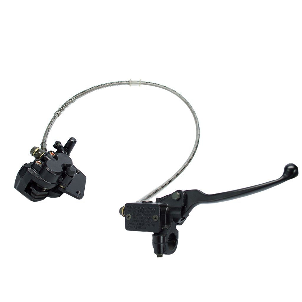 Front Hydraulic Brake Master Cylinder & Caliper Assembly For 50cc 110cc 150cc GY6 Scooters