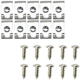 Body Clips and Screws for Scooters - 10 Pack - VMC Chinese Parts